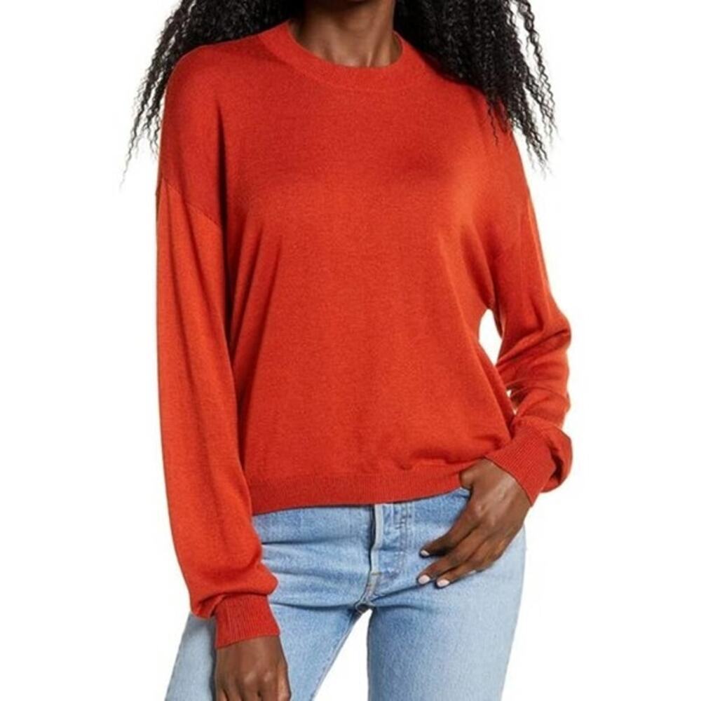 BP Crew Neck Balloon Sleeve Sweater Size Small